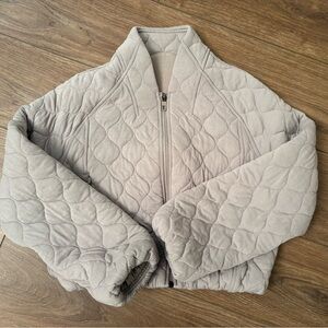 Lululemon quilted scuba full zip